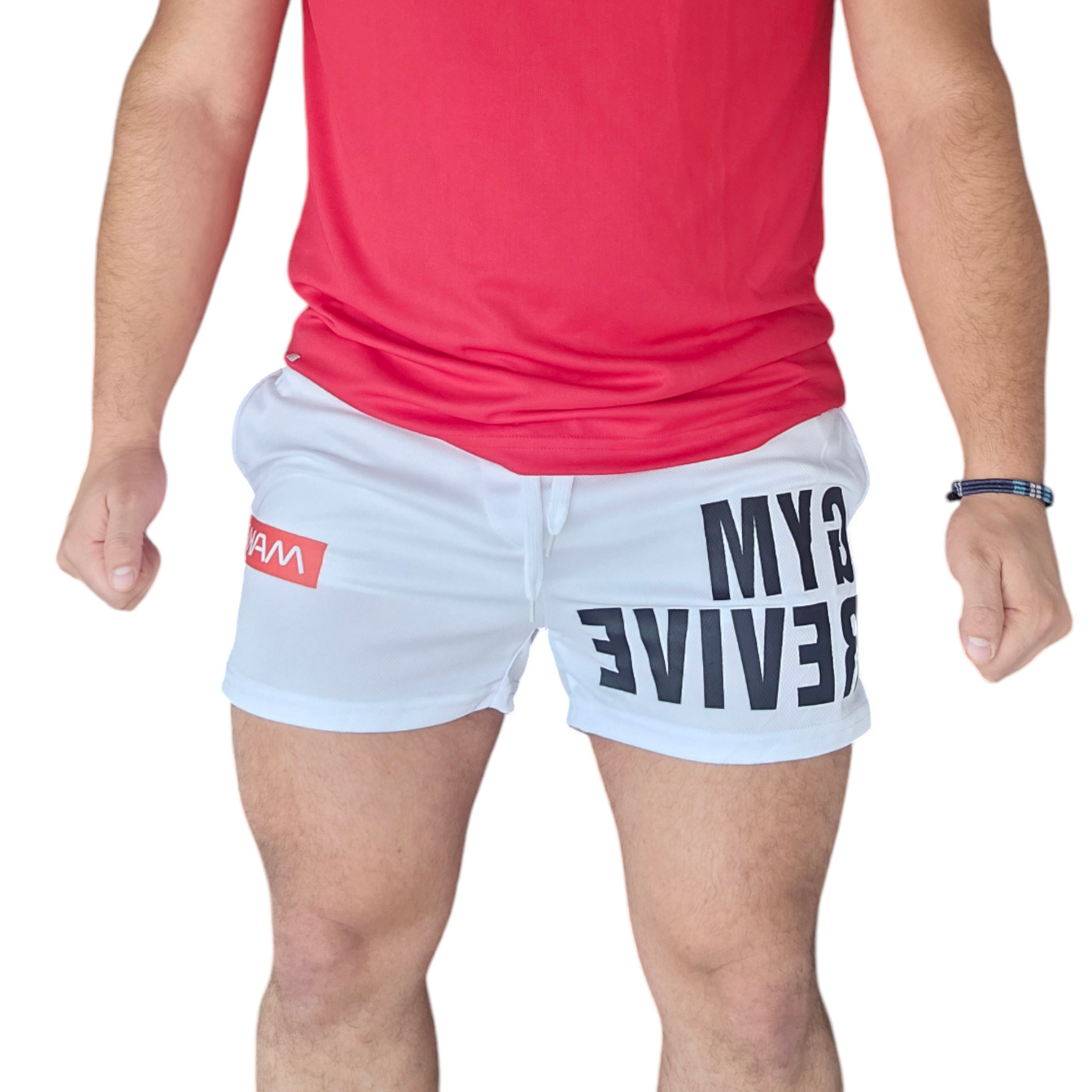 Short Deportivo Gym Revive Secado Rápido Pantalones Cortos para Correr