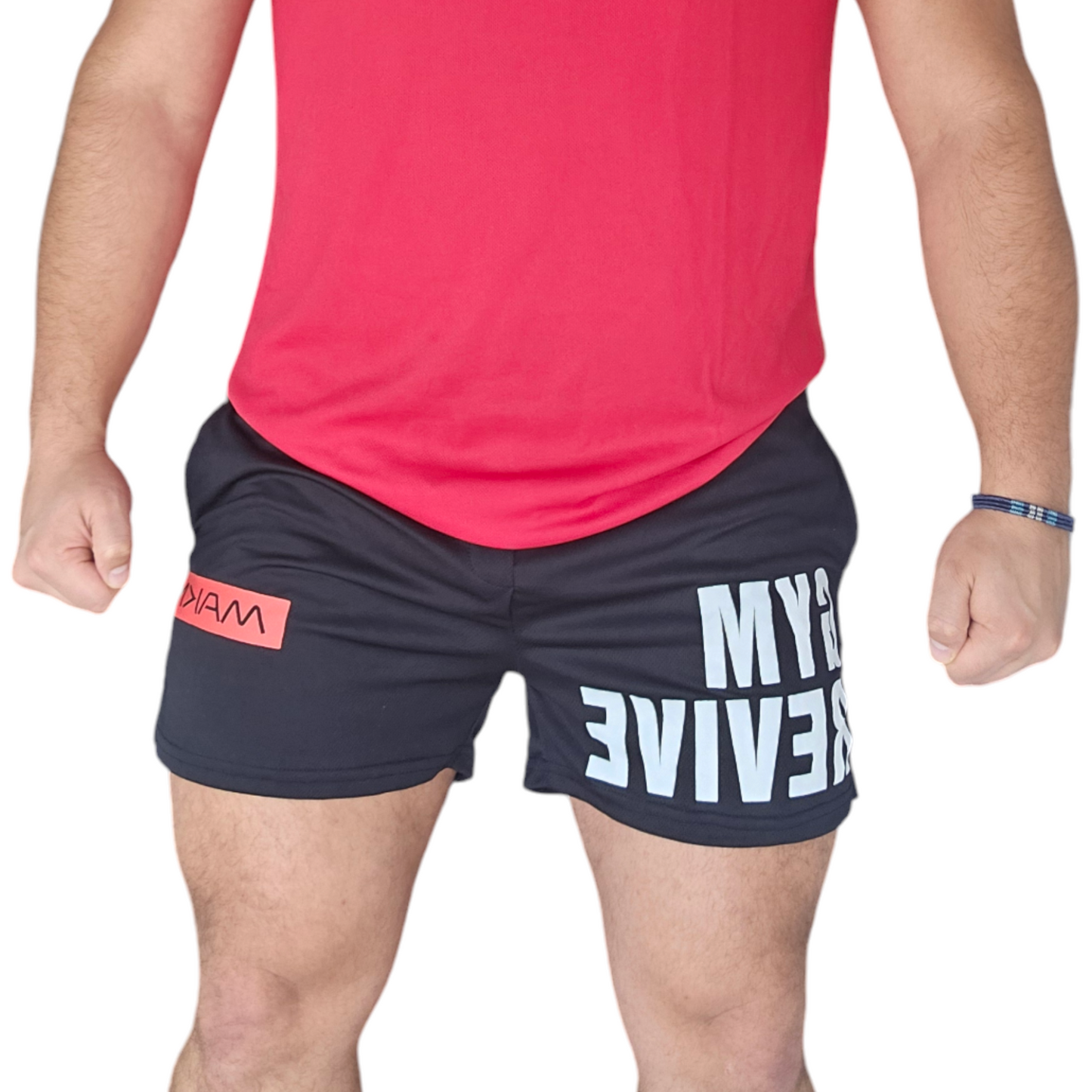 Short Deportivo Gym Revive Secado Rápido Pantalones Cortos para Correr