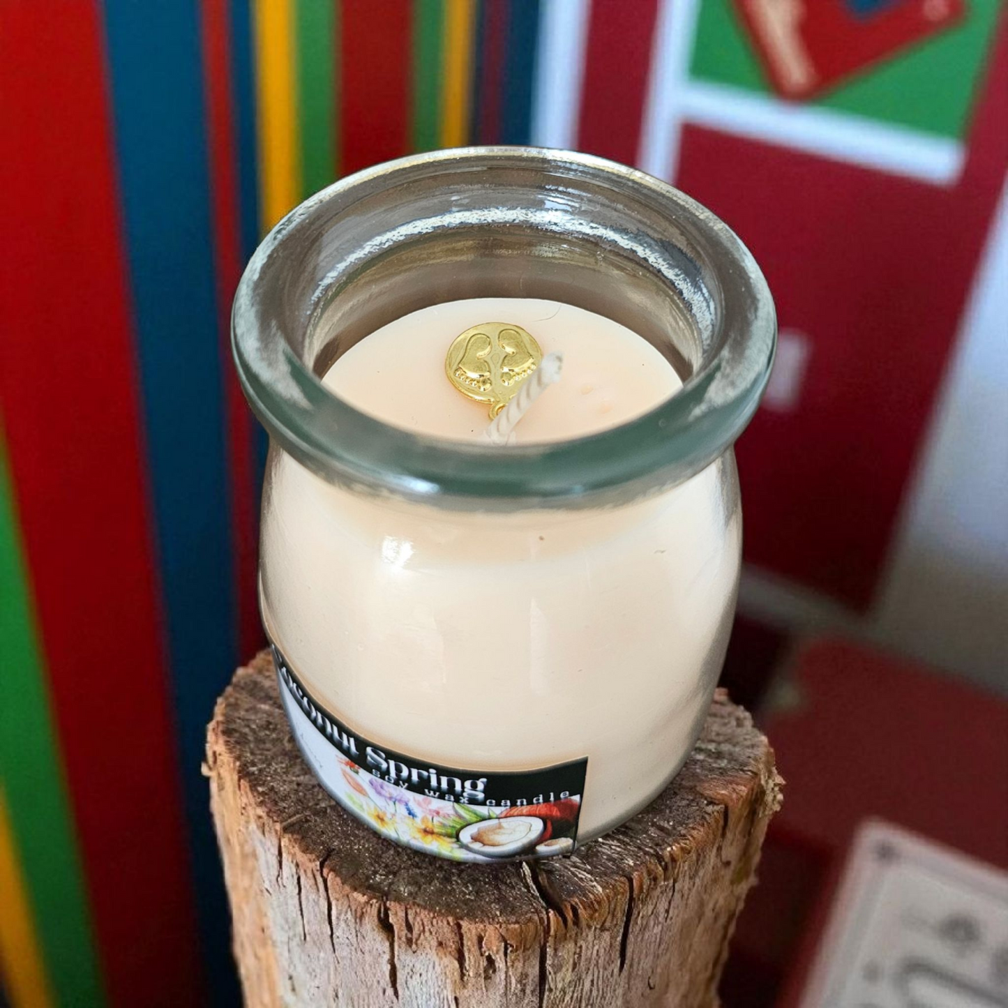 COCONUT SPRINT - Vela Aromática De Cera de Soya con esencia de coco y flores de primavera