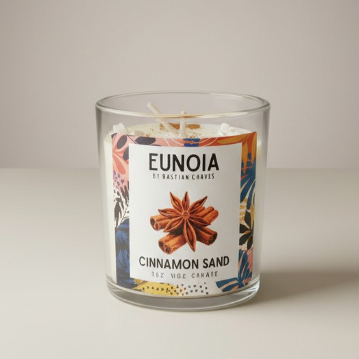 CINNAMON SAND Vela Aromatica De Soya esencia de Canela para Abundancia
