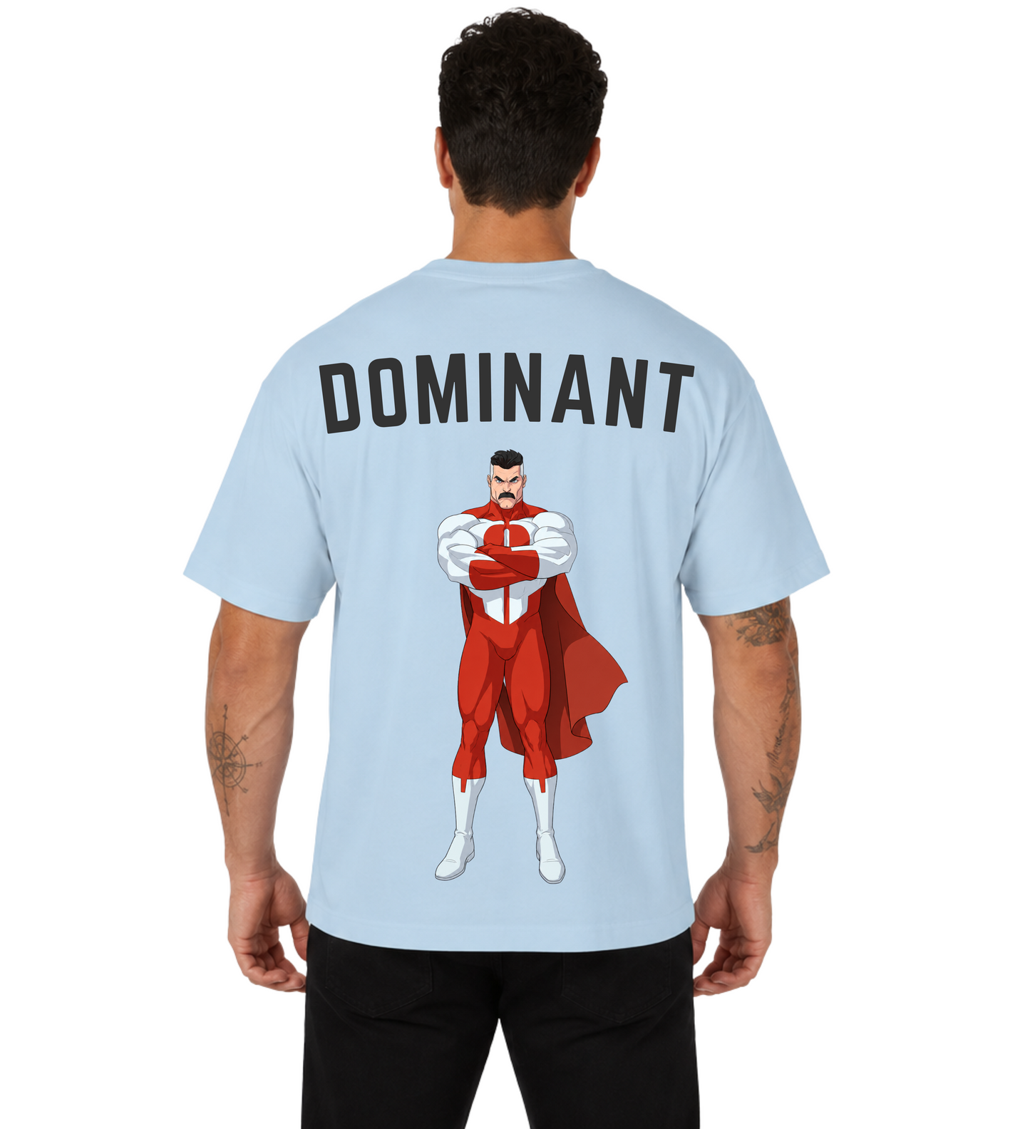 Playera Super Héroe Invencible Omni Man Oversize