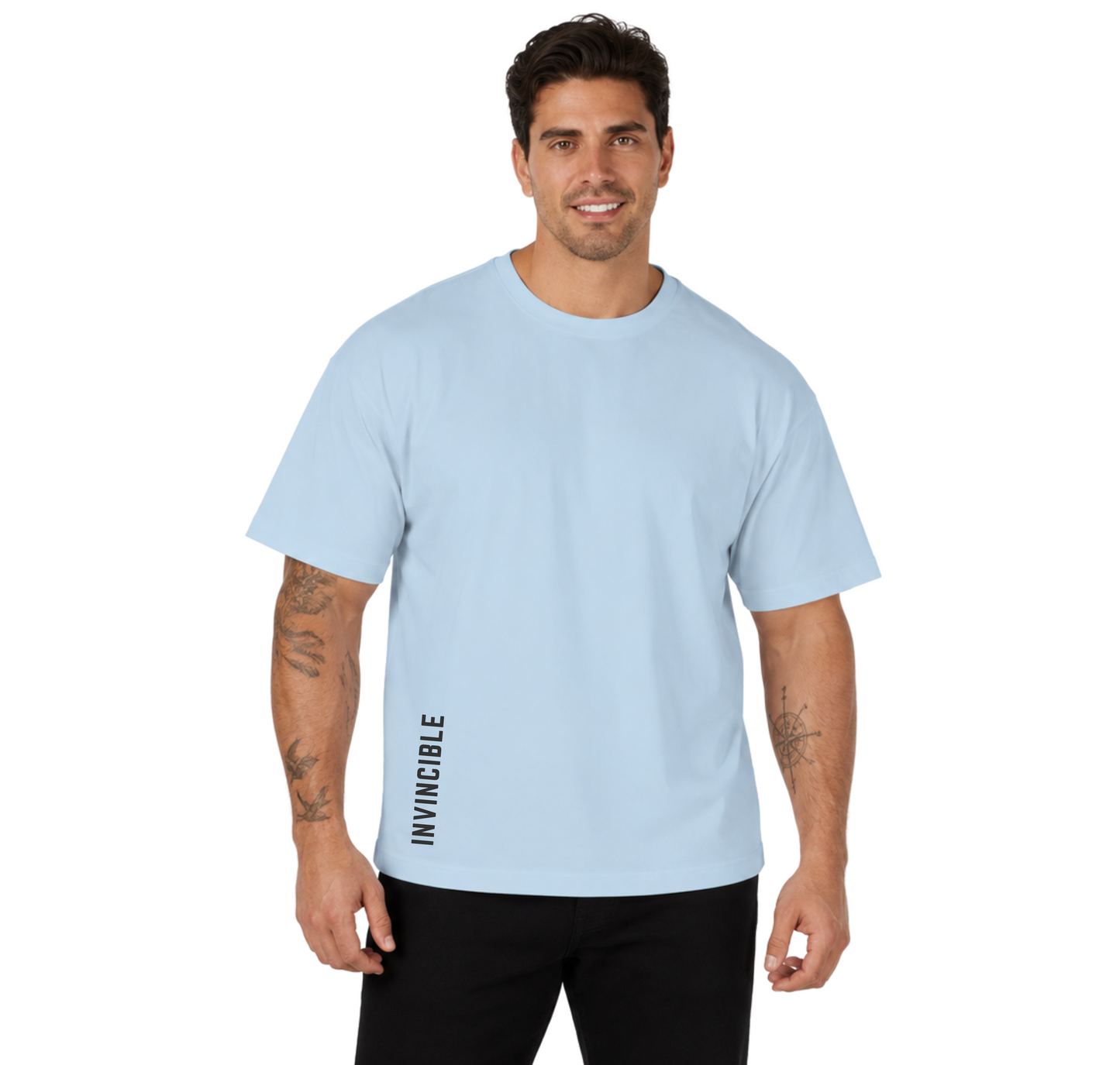 Playera Super Héroe Invencible Conquest Oversize