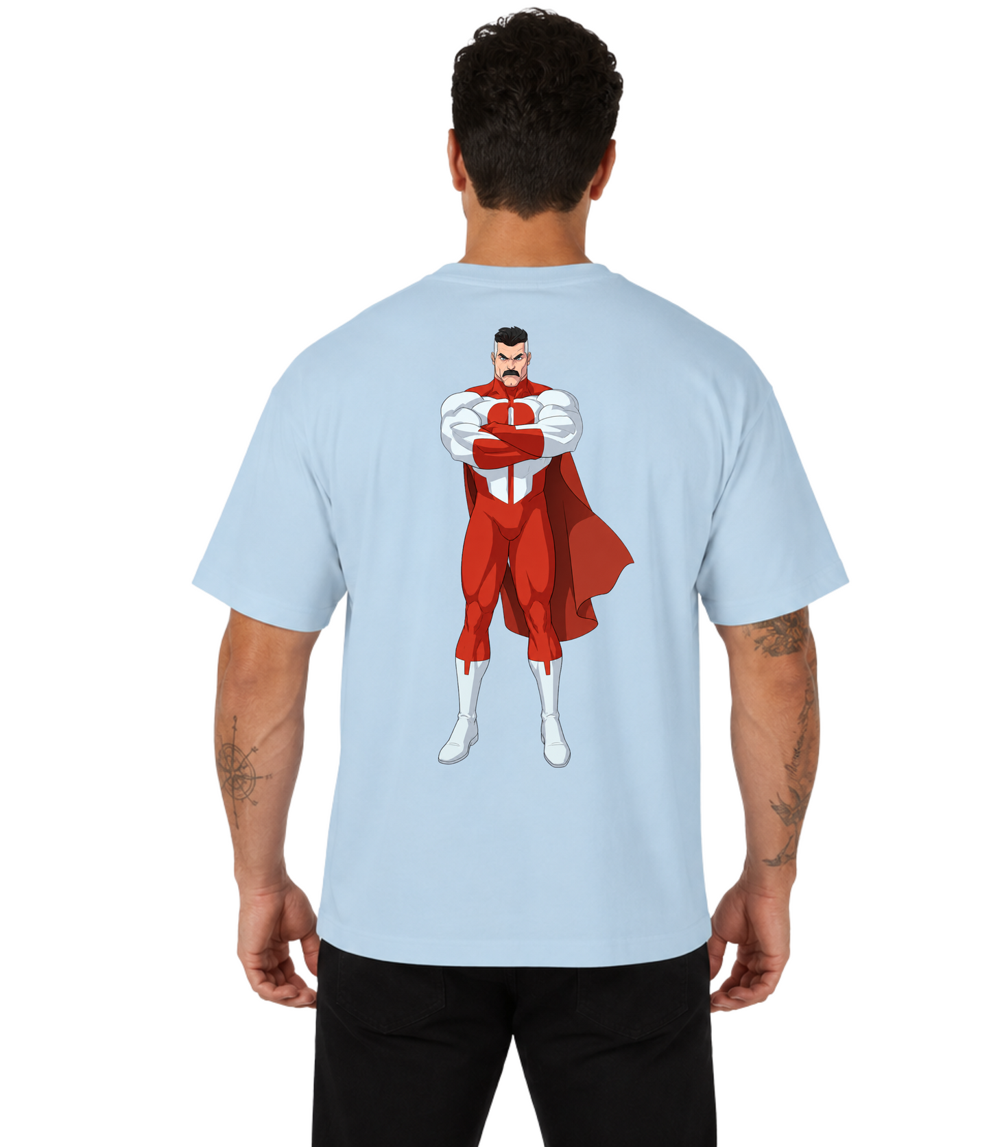 Playera Super Héroe Invencible Omni Man Oversize