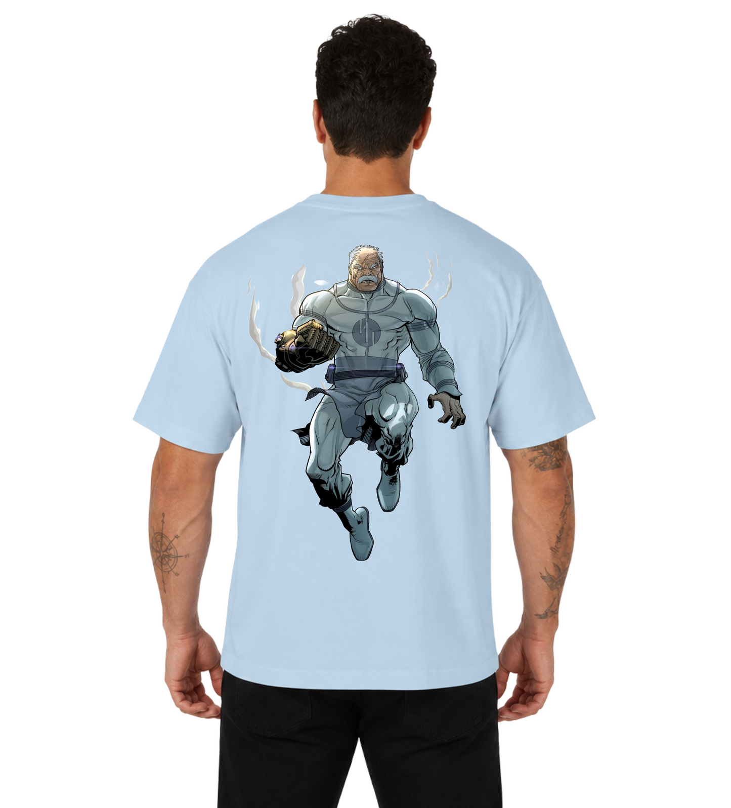 Playera Super Héroe Invencible Conquest Oversize