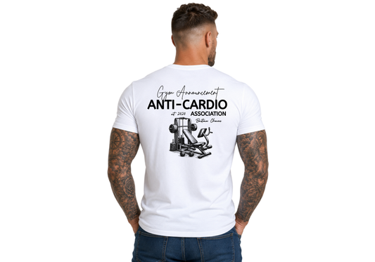 Gym Anti-Cardio Playera 100% Algodon Peinado