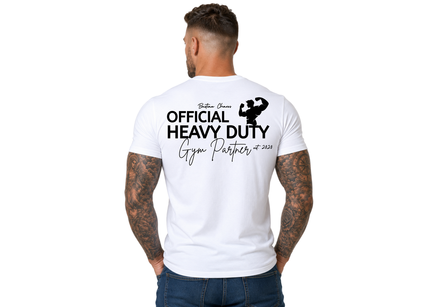 Gym Official Heavy Dutty Playera 100% Algodon Peinado