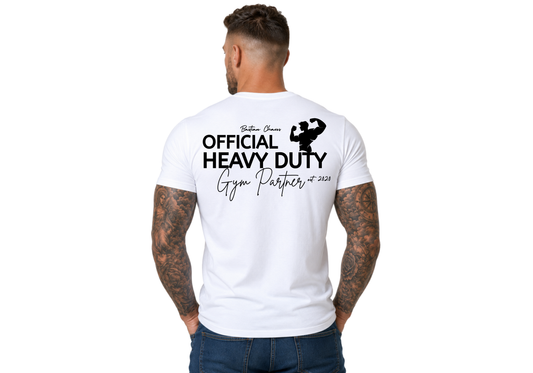 Gym Official Heavy Dutty Playera 100% Algodon Peinado