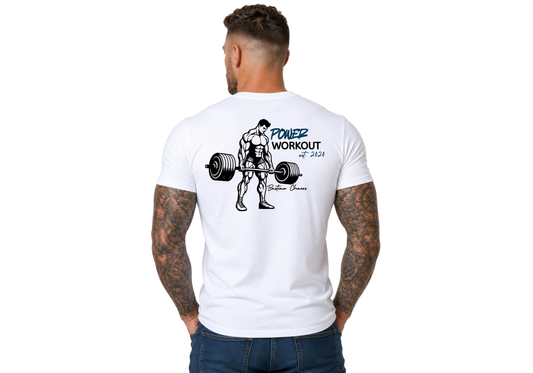 Gym Power Workout Playera 100% Algodon Peinado