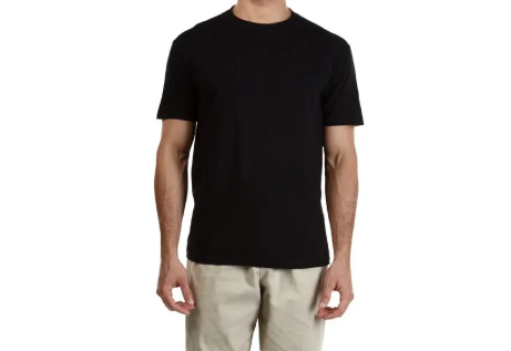 Playera 100% Algodón Peinado Cuello Redondo