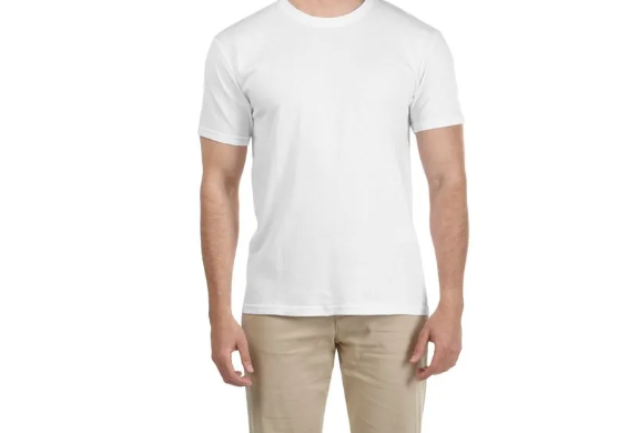 Playera 100% Algodón Peinado Cuello Redondo