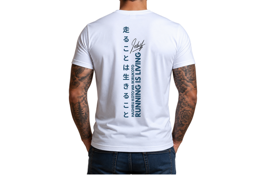 Running is Living Playera 100% Algodon Peinado