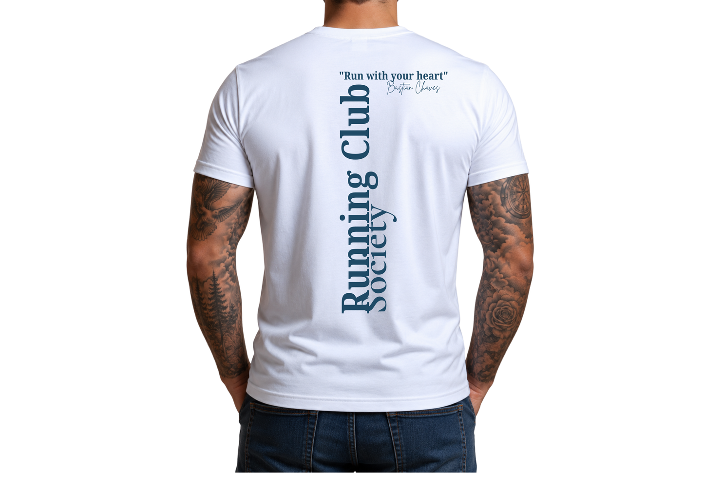 Running Club Society Playera 100% Algodon Peinado
