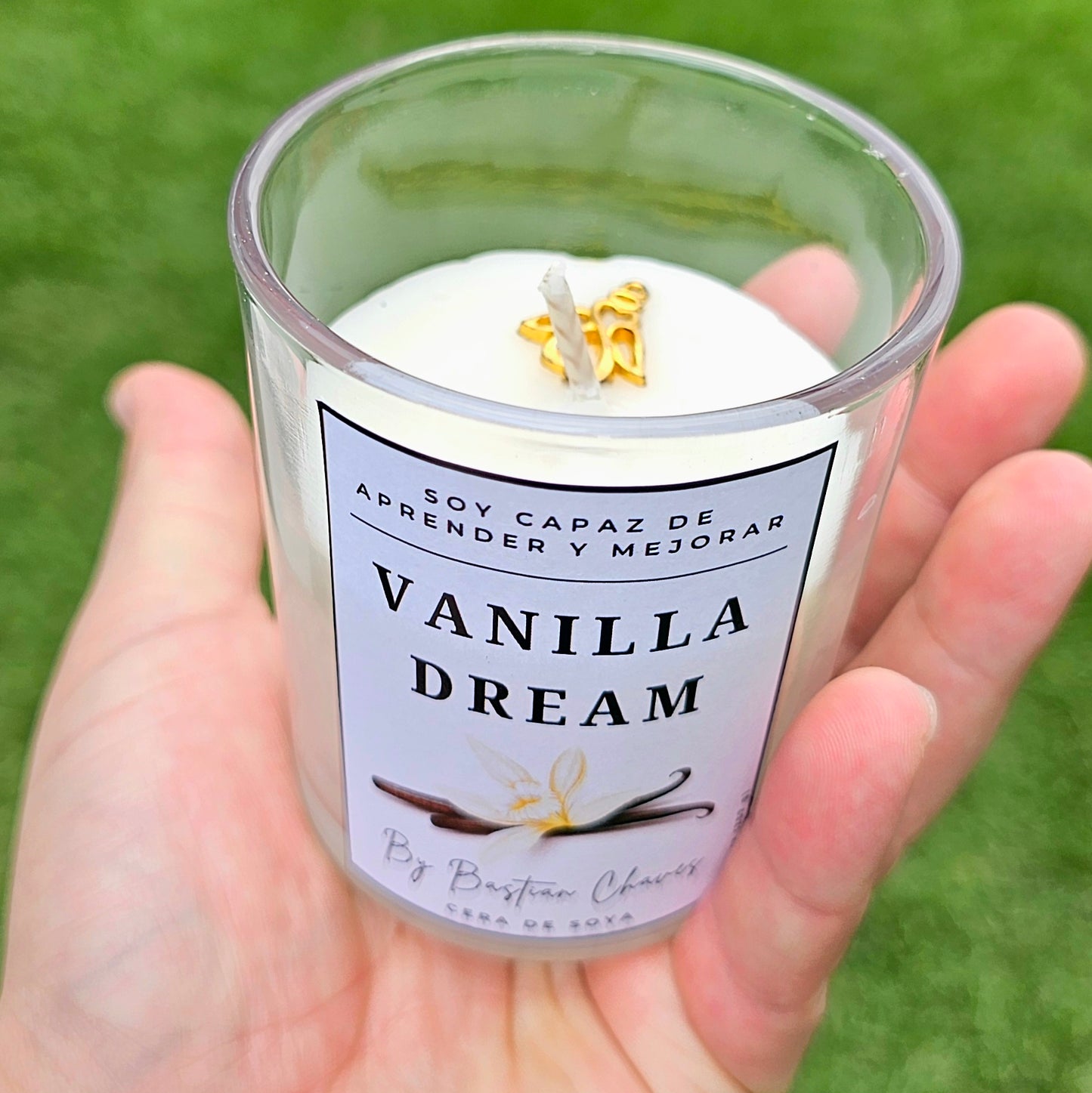 VANILLA DREAM - Vela Aromatica De Soya Minimalista esencia de Vainilla