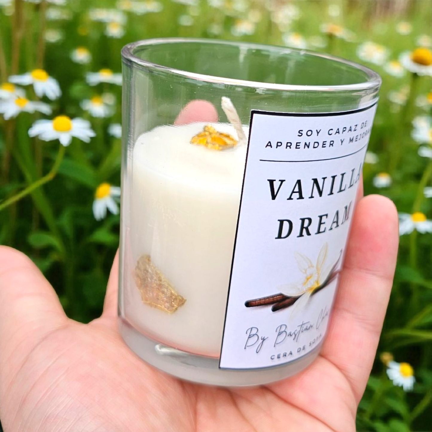VANILLA DREAM - Vela Aromatica De Soya Minimalista esencia de Vainilla