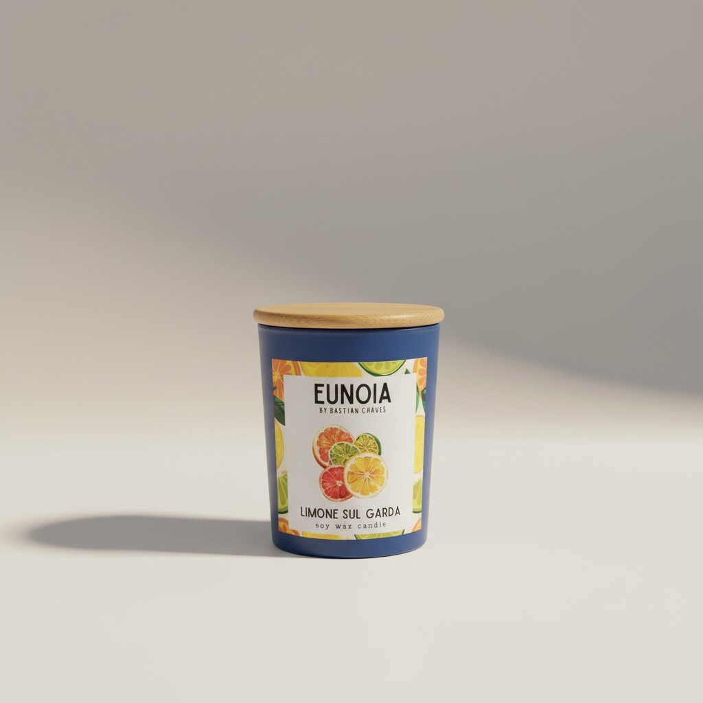 LIMONE SUL GARDA Vela Aromatica De Soya esencia de Cítricos