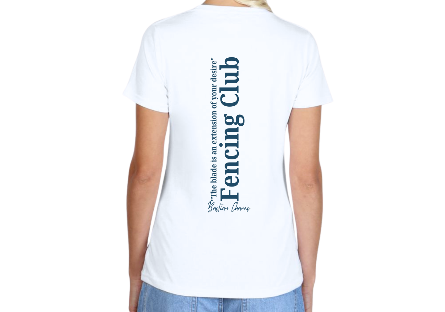 Fencing Club Cuello Redondo Con Diseño