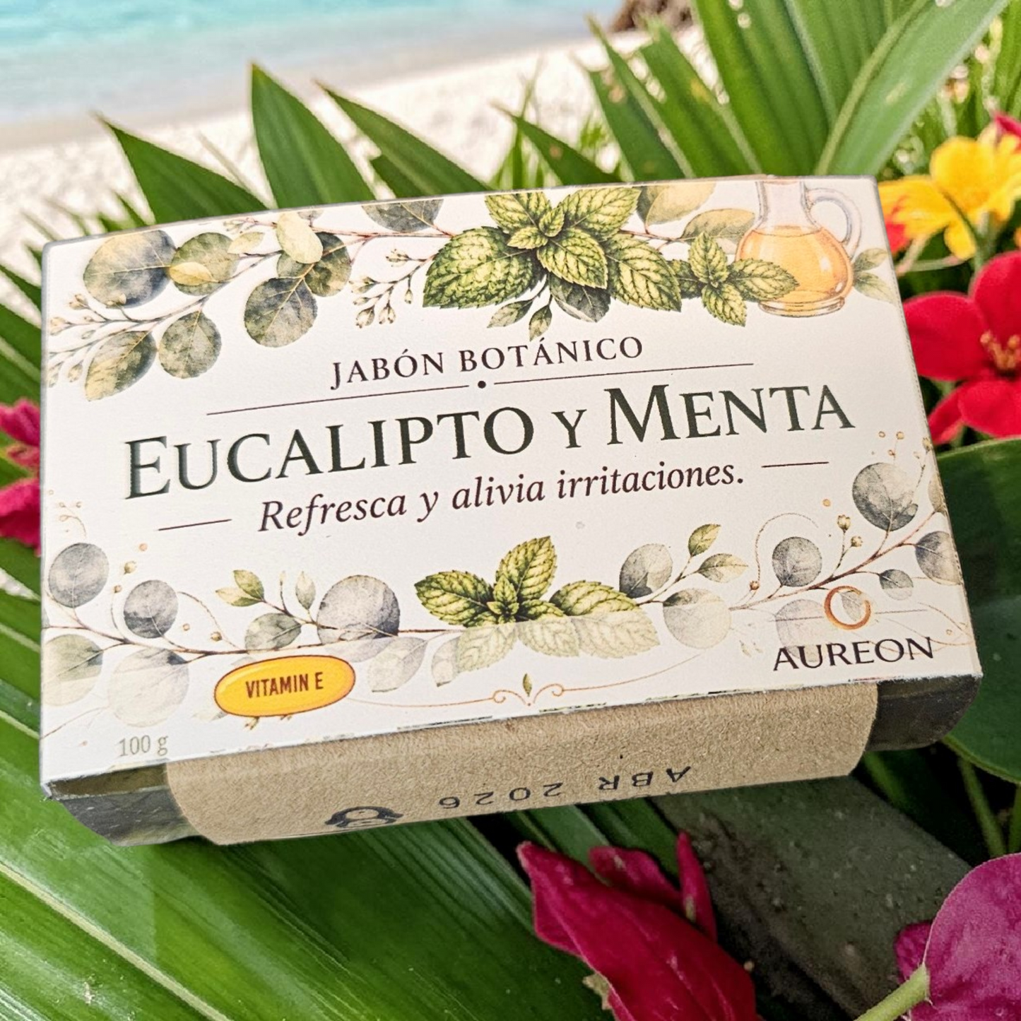 Jabón botánico Eucalipto y Menta [Refresca y Alivia Irritaciones]