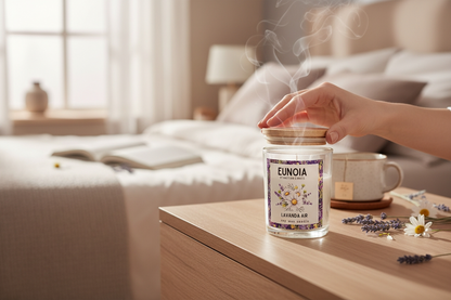 LAVANDA AIR - Vela Aromatica De Soya esencia de Lavanda estilo Minimalista
